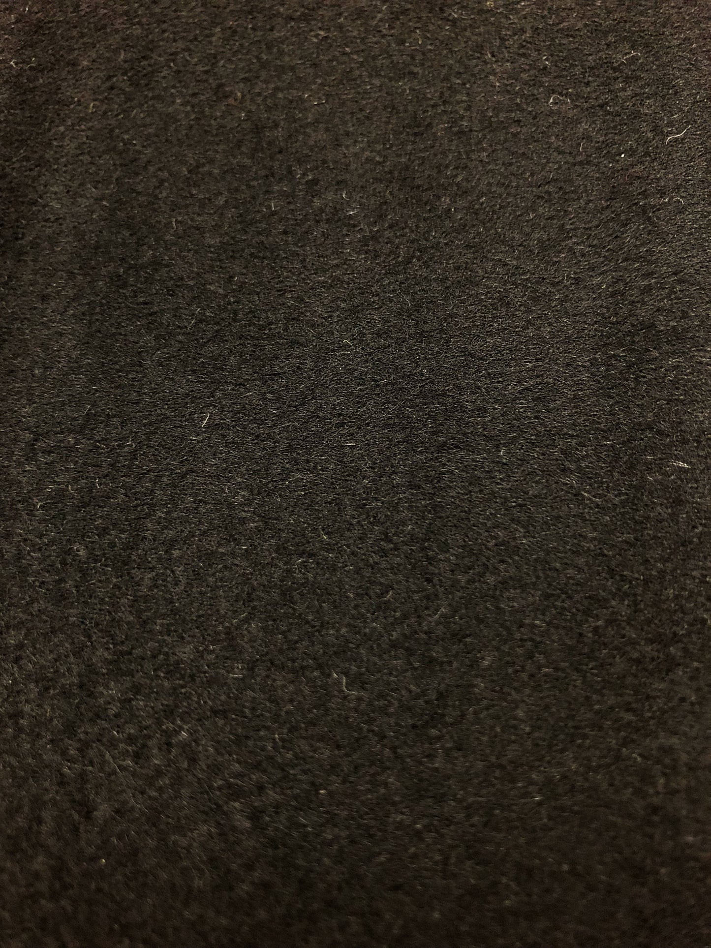 Black Cashmere Touch Pure Wool