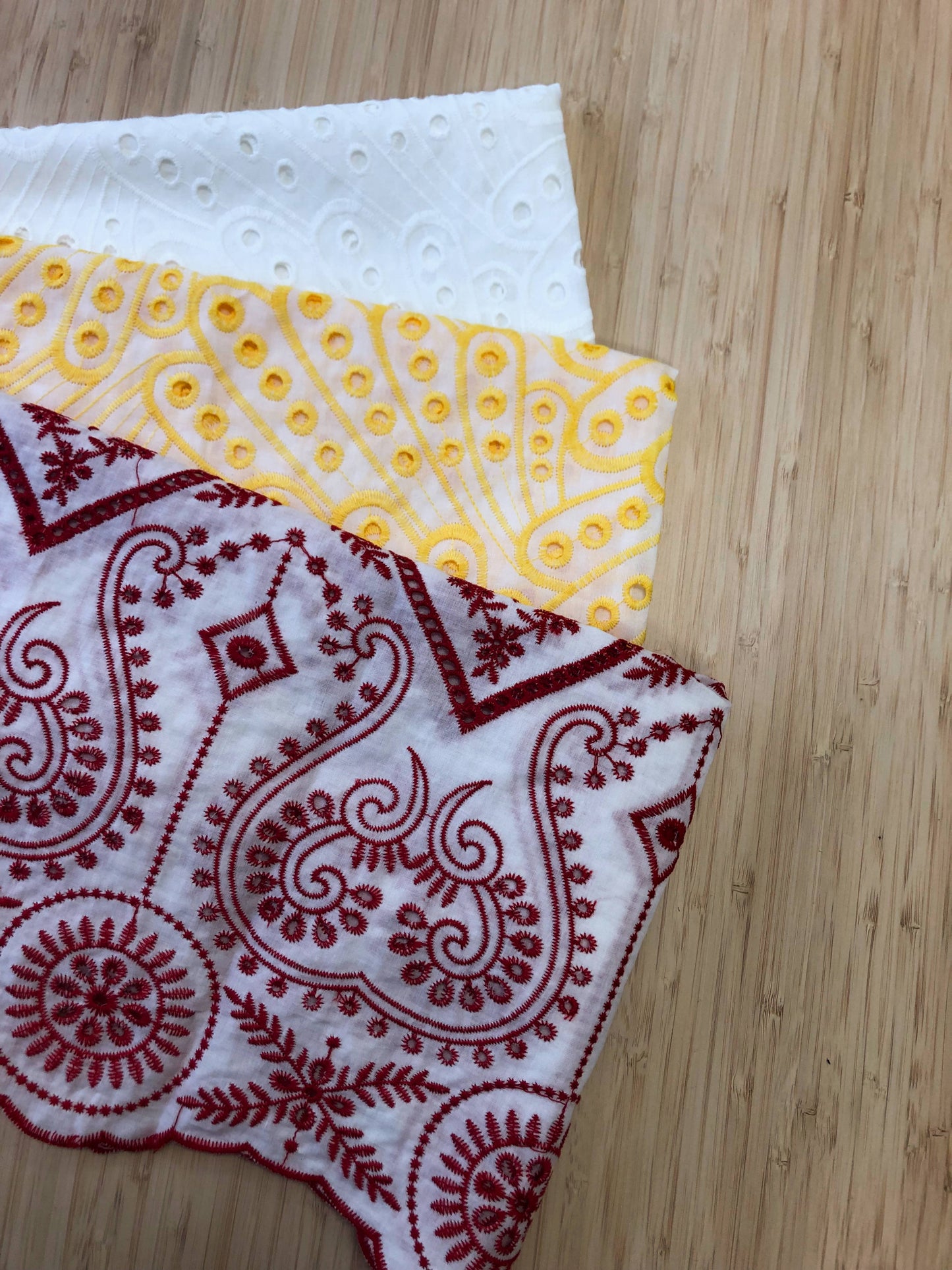 Remnant - Plain Dye Embroidery Bundle