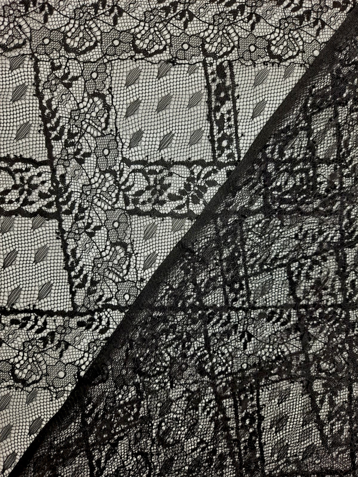 Floral Diamond Lace