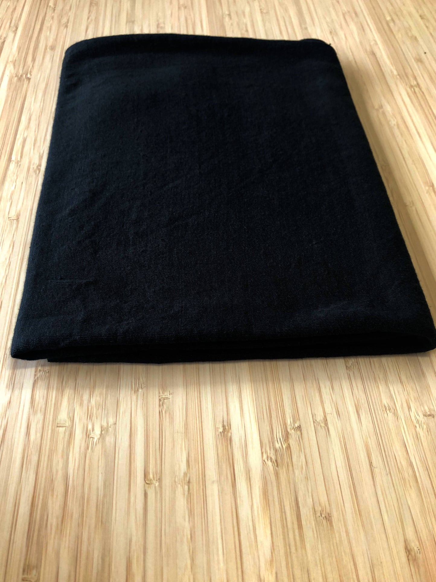 Black - Linen Slub Knit