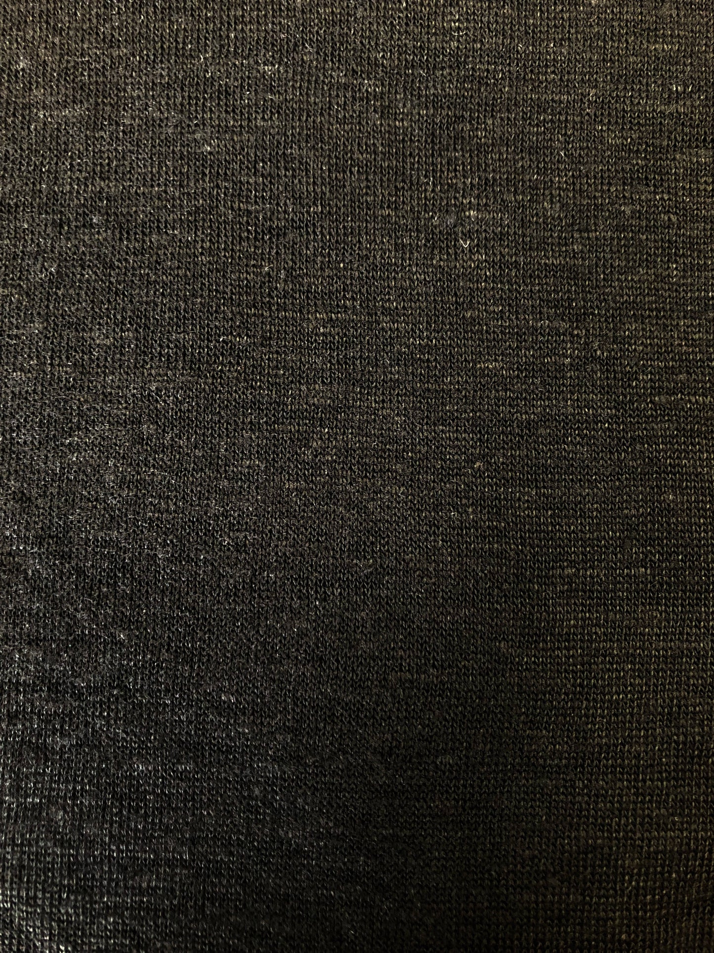 Black - Linen Slub Knit
