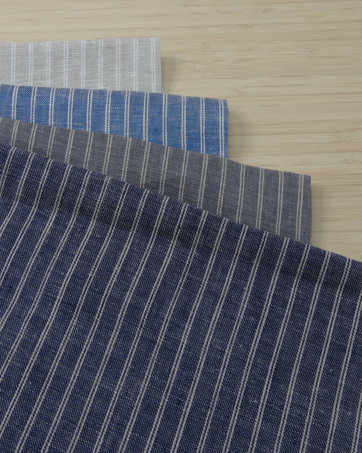 Remnant - 2.2m Linen Stripe Pack #11