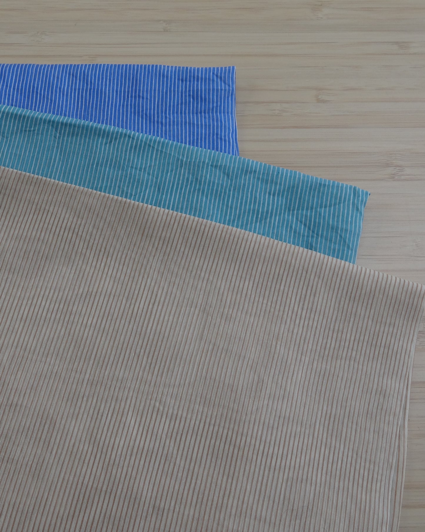 Remnant - 7.1m Narrow Silk Cotton Stripe (Copy)