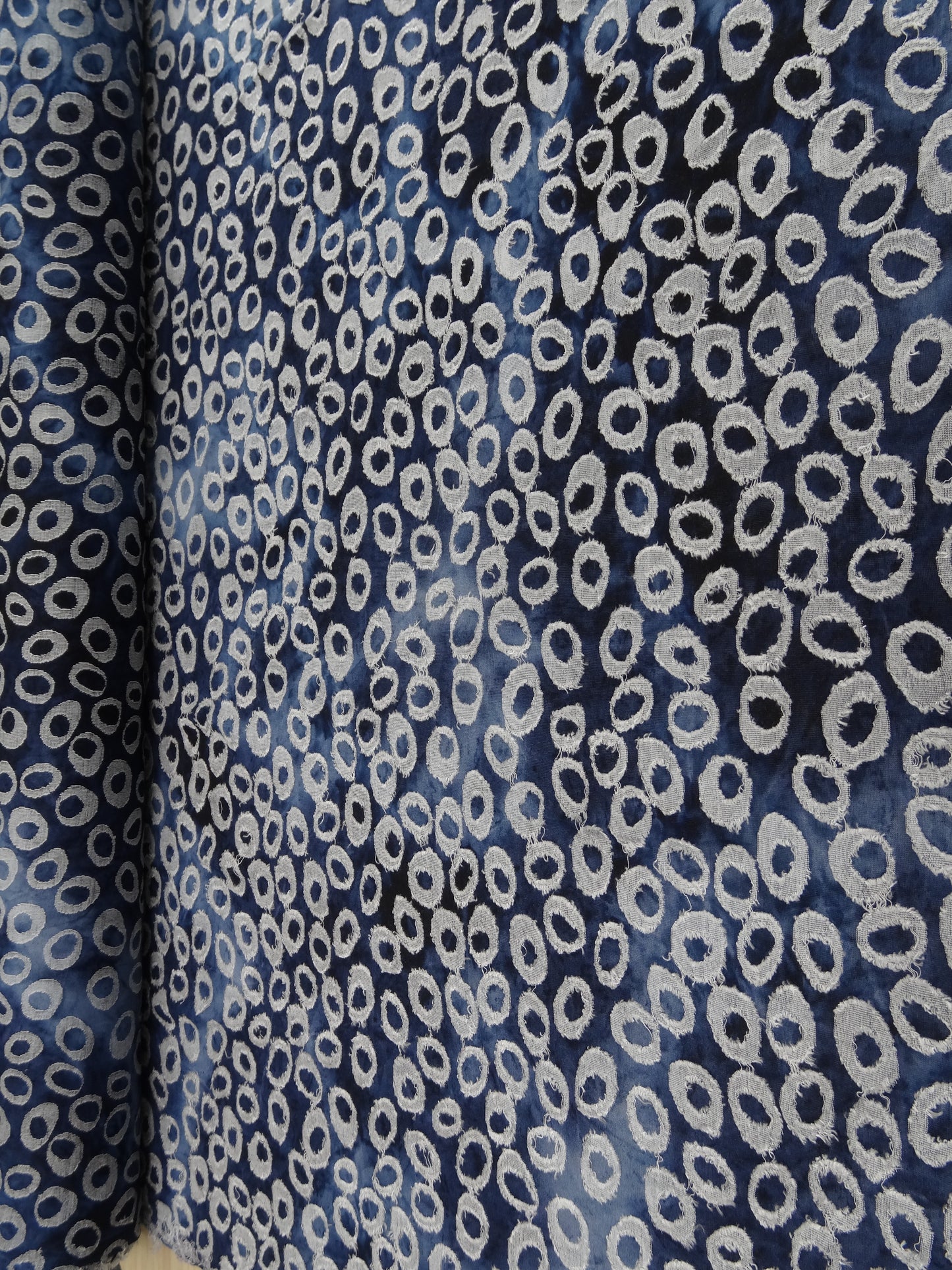 Circle Tie Dyed Knit Jacquard