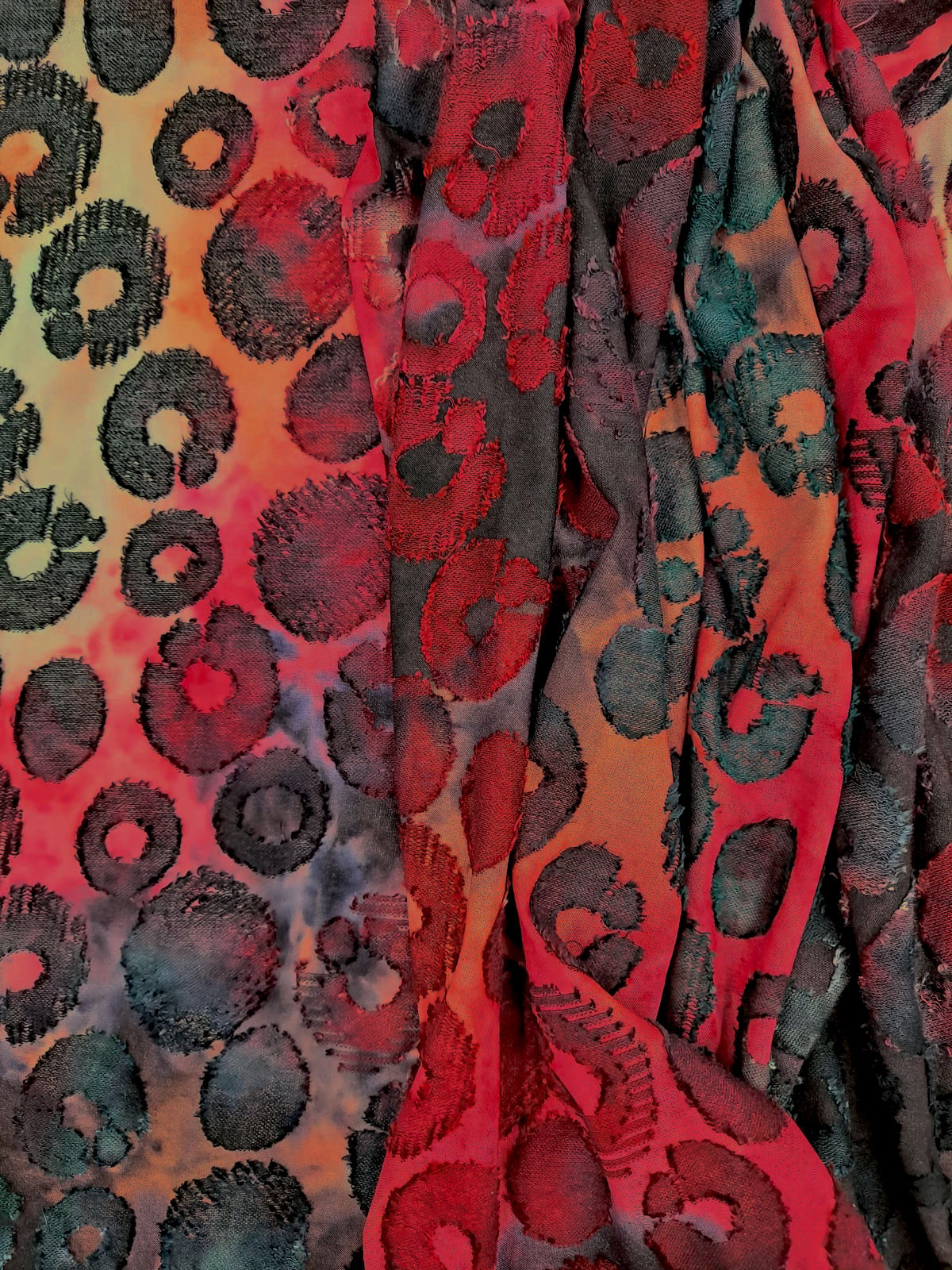 Tie Dye Spot Jacquard