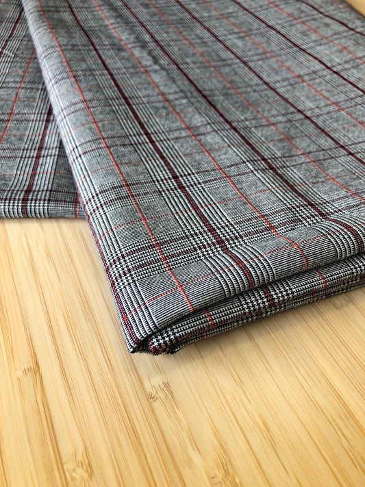 Yarn Dyed Stretch Check