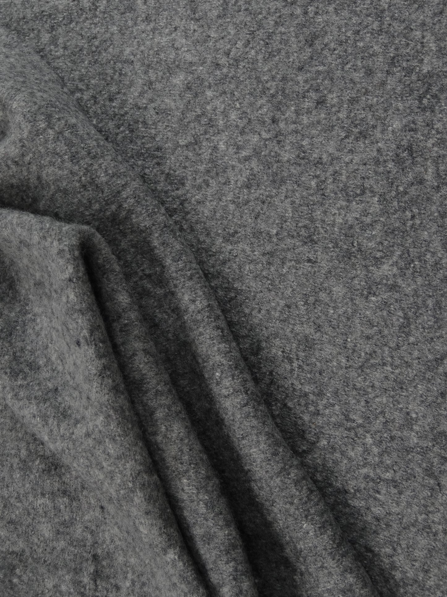 Wool Tencel Blend Coating - Marle Grey