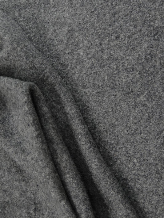 Wool Tencel Blend Coating - Marle Grey