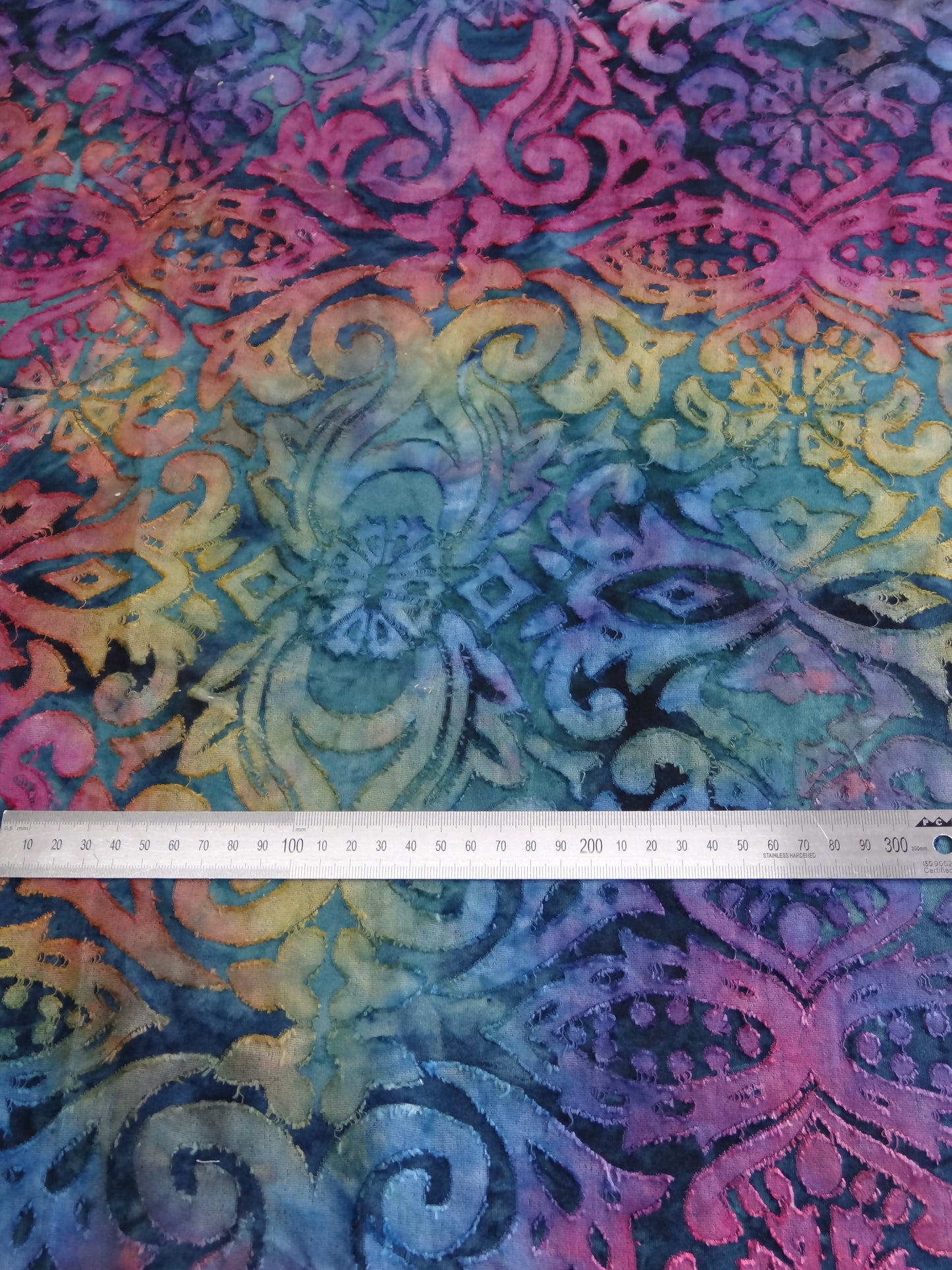 Rainbow Tie Dyed Knit Jacquard