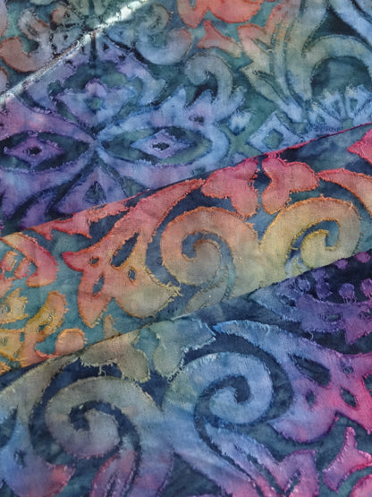 Rainbow Tie Dyed Knit Jacquard