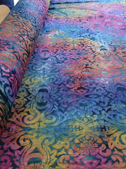 Rainbow Tie Dyed Knit Jacquard