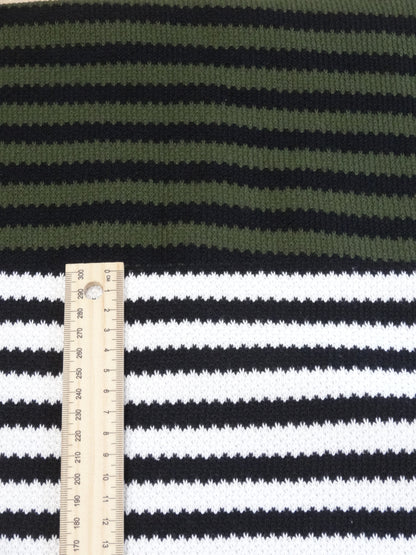 Remnant - 2.m Striped Rib Knit Pack #1