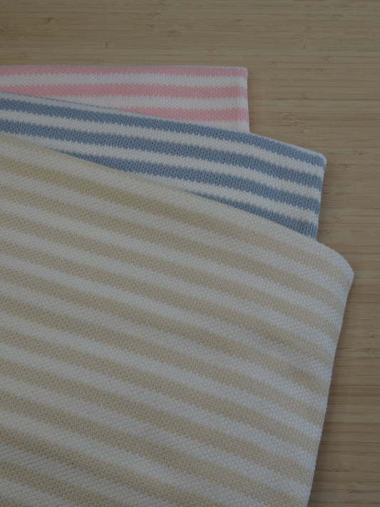 Remnant - 2.m Striped Rib Knit Pack #2