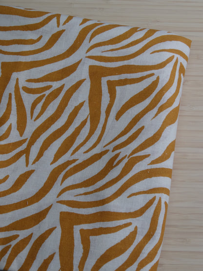 Remnant - 3.2m Zebra Print - Orange
