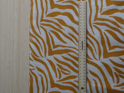 Remnant - 3.2m Zebra Print - Orange