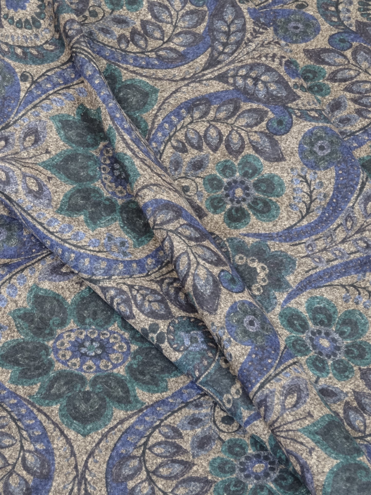 Remnant - 1.7m Paisley Printed Ponte