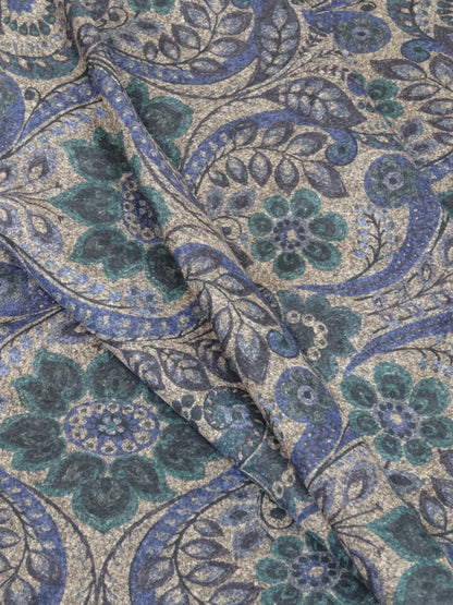 Remnant - 1.7m Paisley Printed Ponte