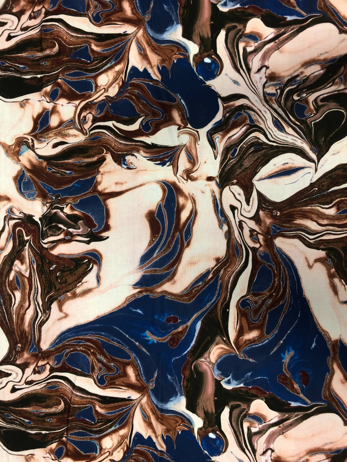 Abstract Marble Printed Jersey