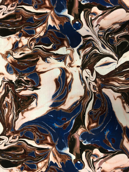 Abstract Marble Printed Jersey