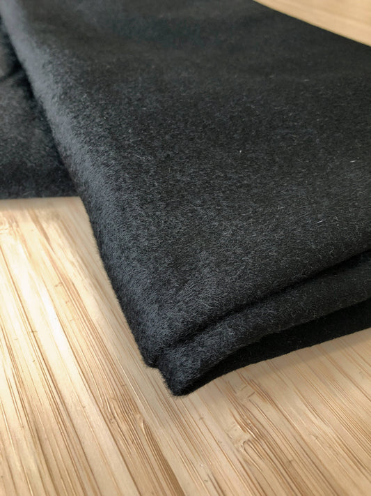 Black Cashmere Touch Pure Wool