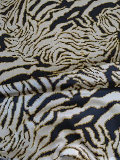 Remnant - 1m Tiger Printed Cotton Poplin