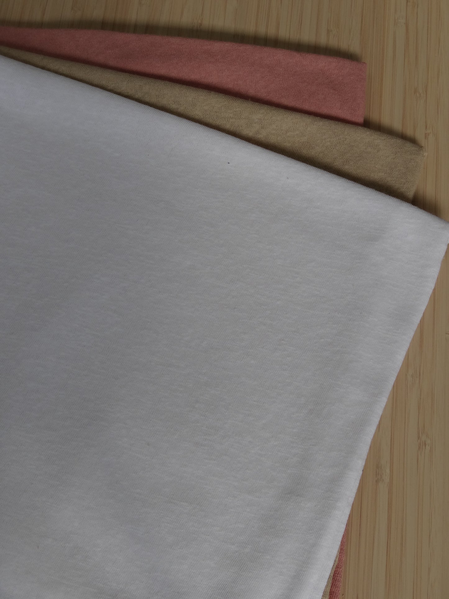 Remnant - 2.8m Cotton-Poly Slub Knit #1