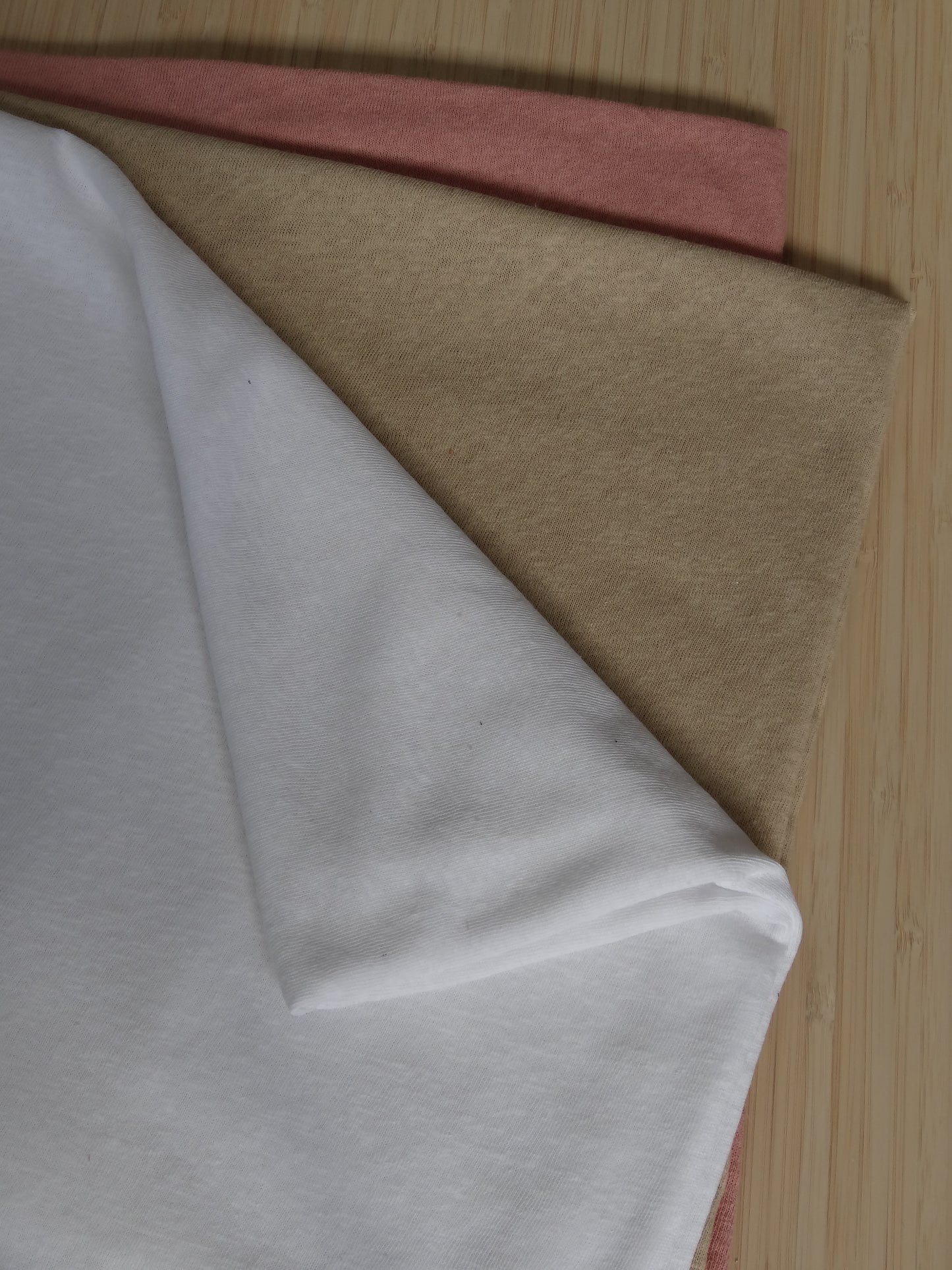 Remnant - 2.8m Cotton-Poly Slub Knit #1