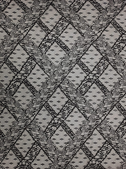 Floral Diamond Lace