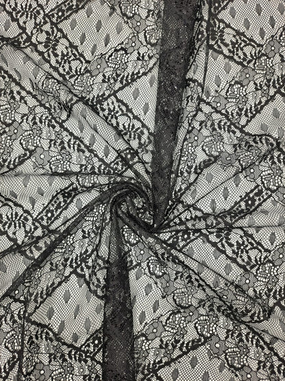 Floral Diamond Lace