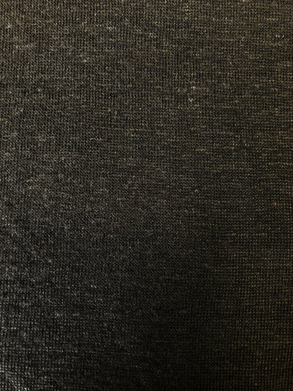 Black - Linen Slub Knit