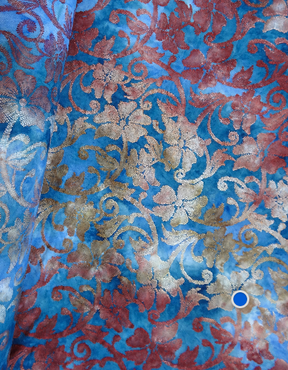 Remnant - Tie Dye Vintage Floral Jacquard