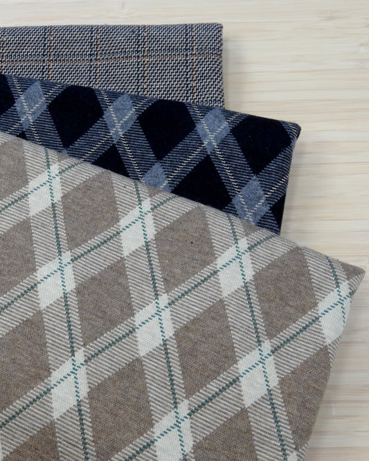 Remnant - 1.5m Mixed Yarn Dyed Ponte