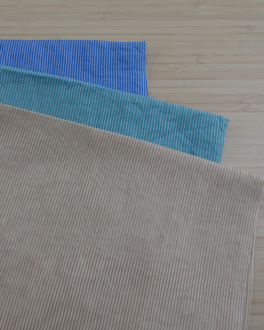 Remnant - 7.1m Narrow Silk Cotton Stripe (Copy)