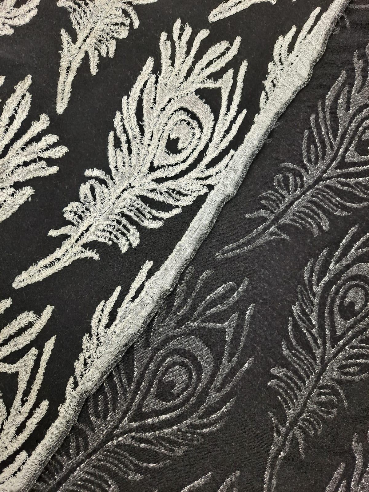 Peacock Knit Jacquard