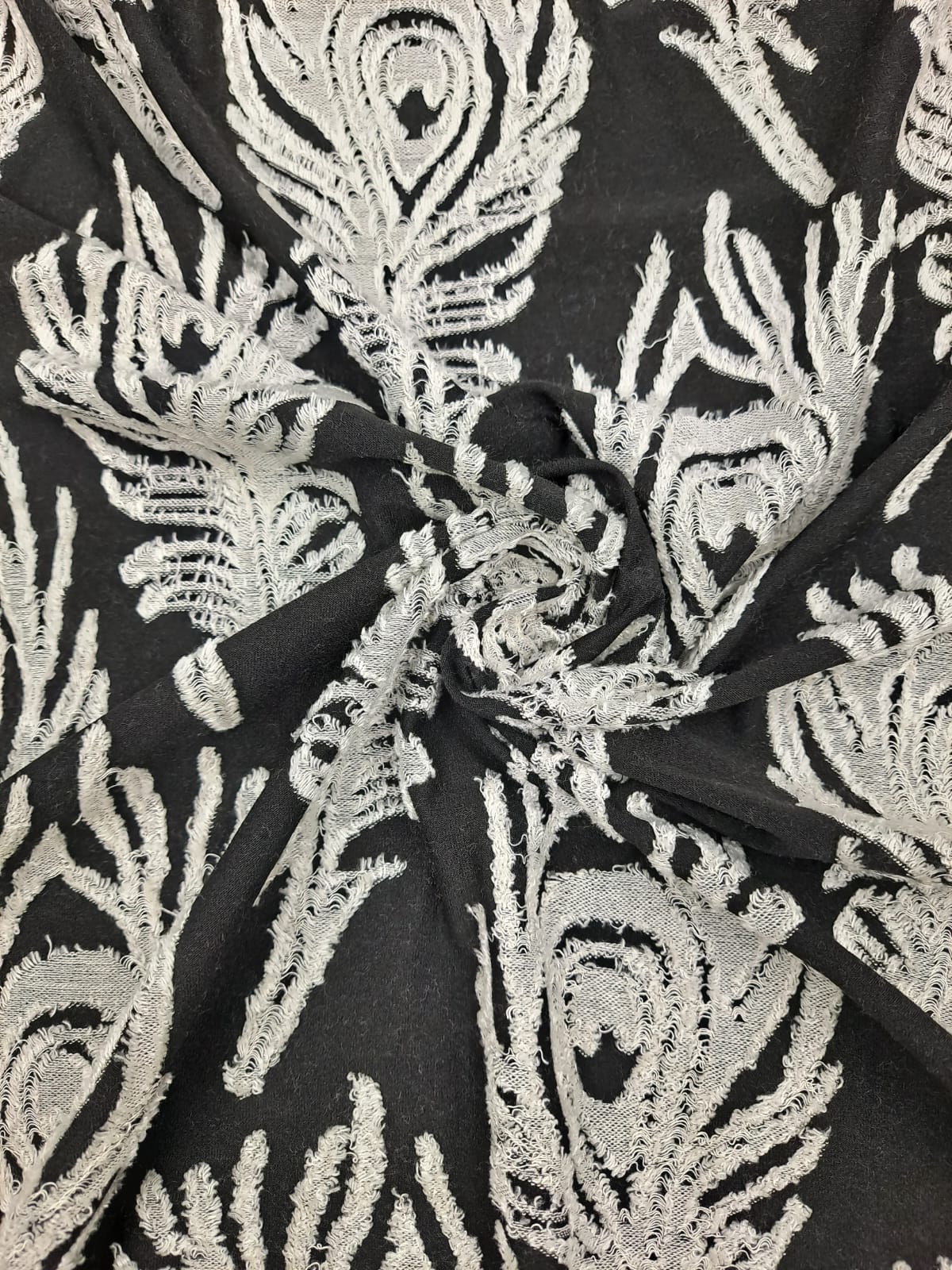 Peacock Knit Jacquard