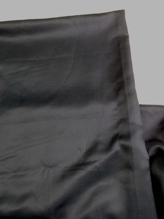 Remnant - 3.2m Black Silk Cotton Blend