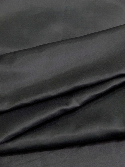 Remnant - 3.2m Black Silk Cotton Blend