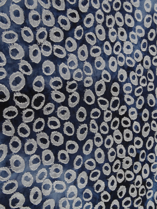 Circle Tie Dyed Knit Jacquard