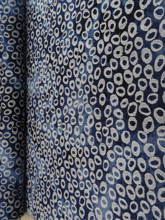 Circle Tie Dyed Knit Jacquard