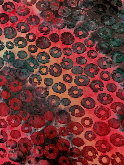 Tie Dye Spot Jacquard