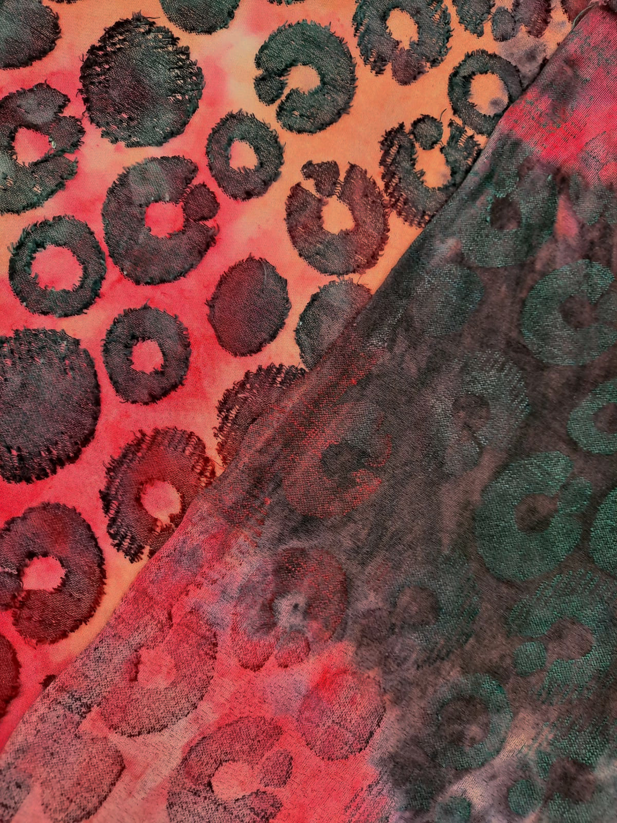 Tie Dye Spot Jacquard