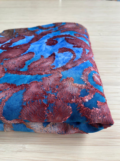 Remnant - Tie Dye Vintage Floral Jacquard