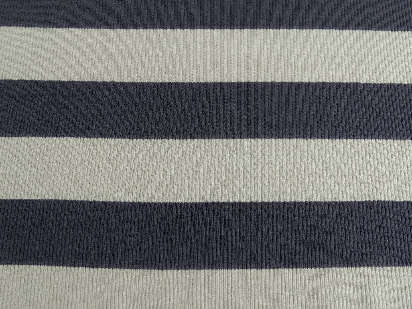 Wide Stripe Rib Knit