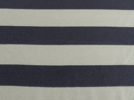 Wide Stripe Rib Knit