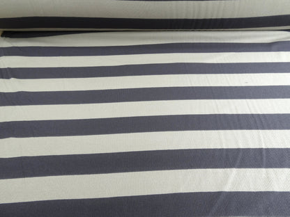 Wide Stripe Rib Knit