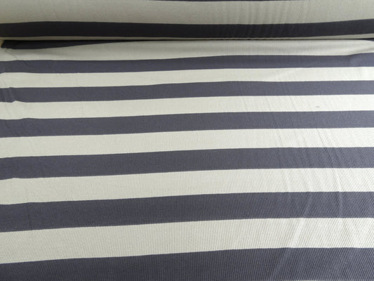 Wide Stripe Rib Knit