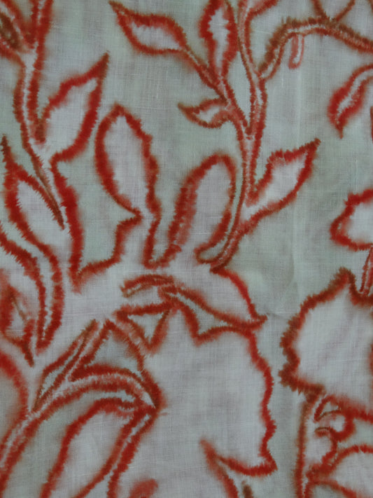 Remnant - 3m Lightweight Ramie Print #14- Abstract Print