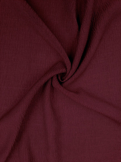 Rayon Polyester Shirred Stretch Crinkle