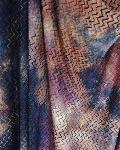 Remnant - ZigZag Tie Dyed Jacquard